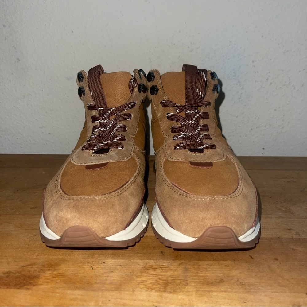 Madewell Nubuck Brown Suede Mid Sneaker Women’s Boots Size 6.5 Mens 5.5 - Picture 4 of 11
